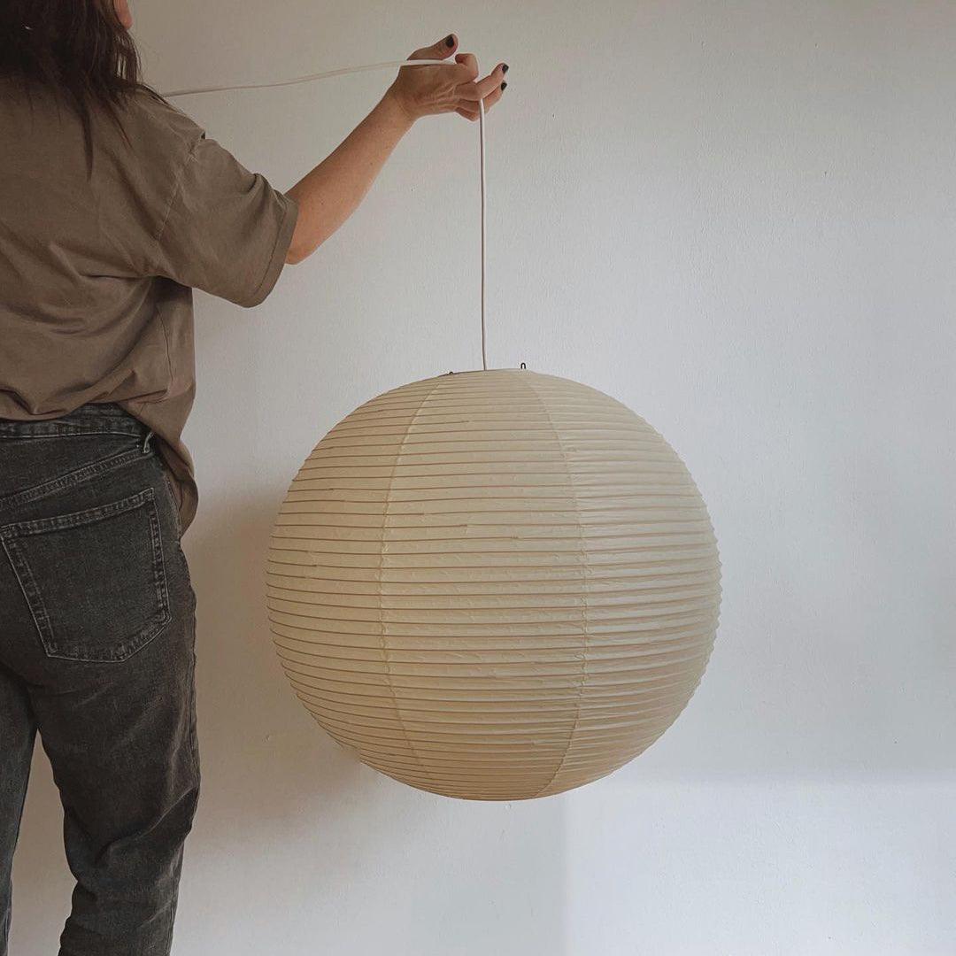 Washi Paper Round Series Pendant Lamp - Cueteks