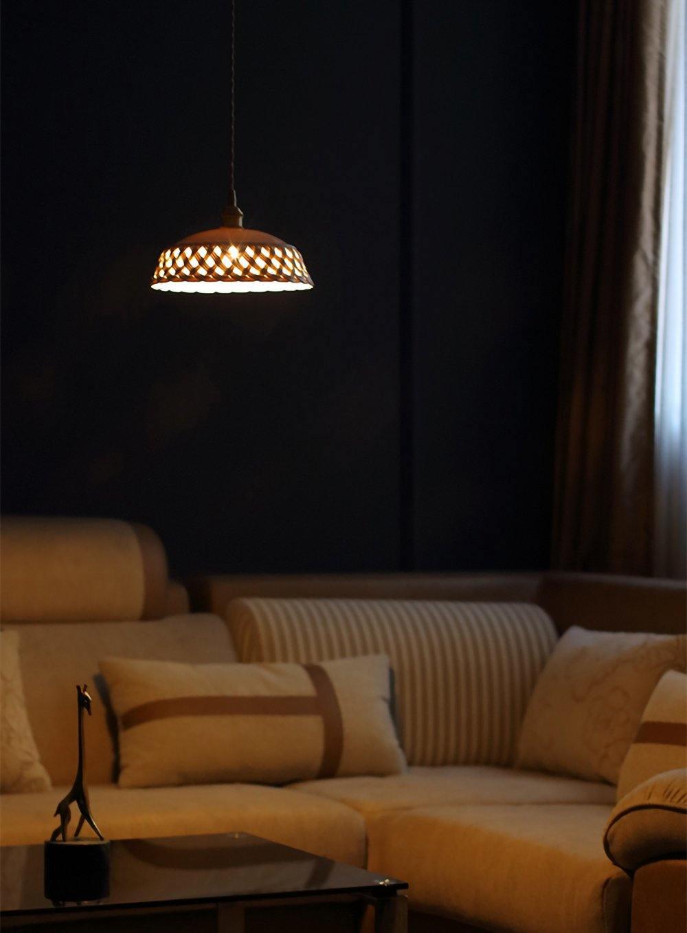 Openwork Ceramic Pendant Lamp - Cueteks