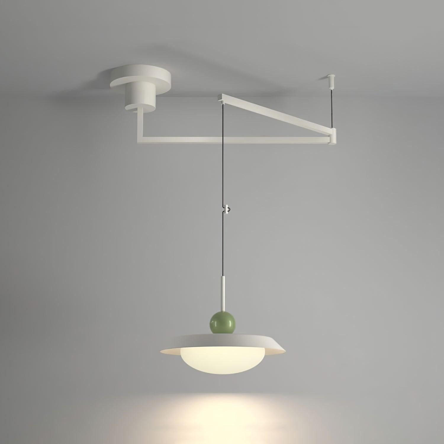 Morandi layered LED pendant light
