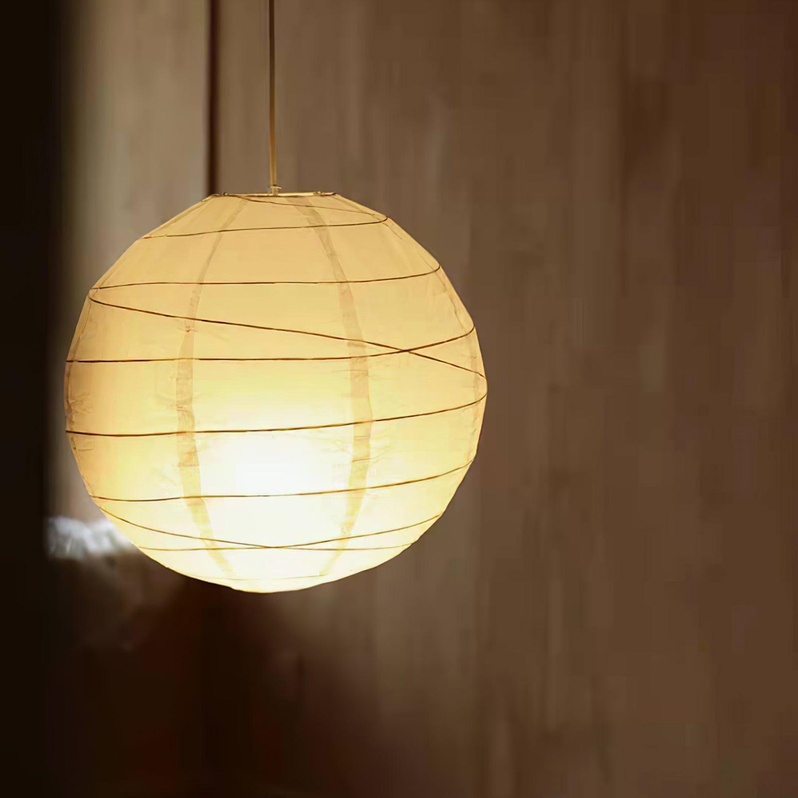 Washi Paper Pendant Lamp - Cueteks