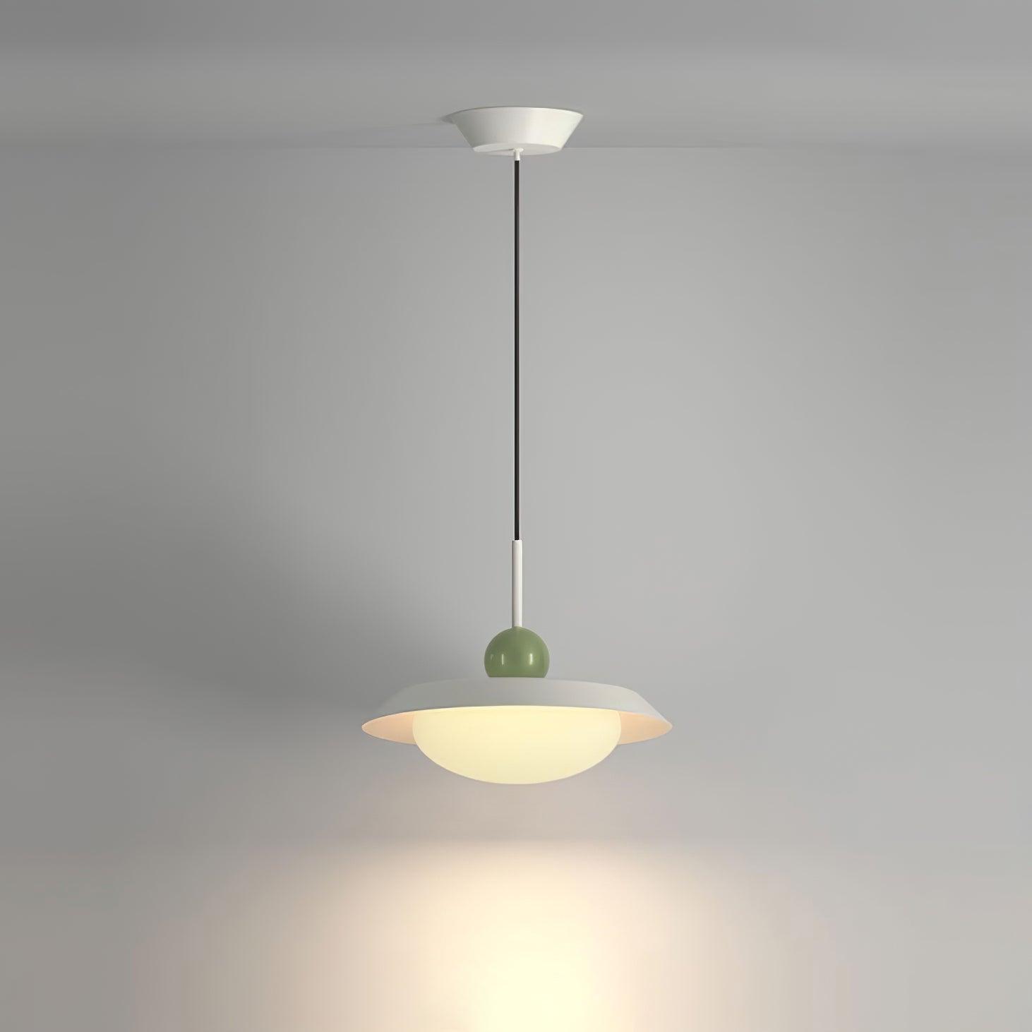 Morandi layered LED pendant light