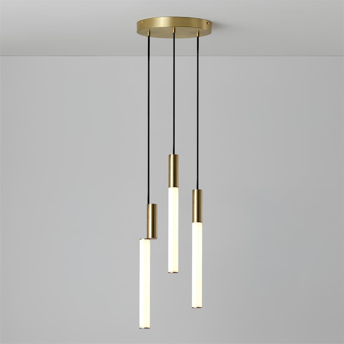 Three Gold bars below a round shared canopy