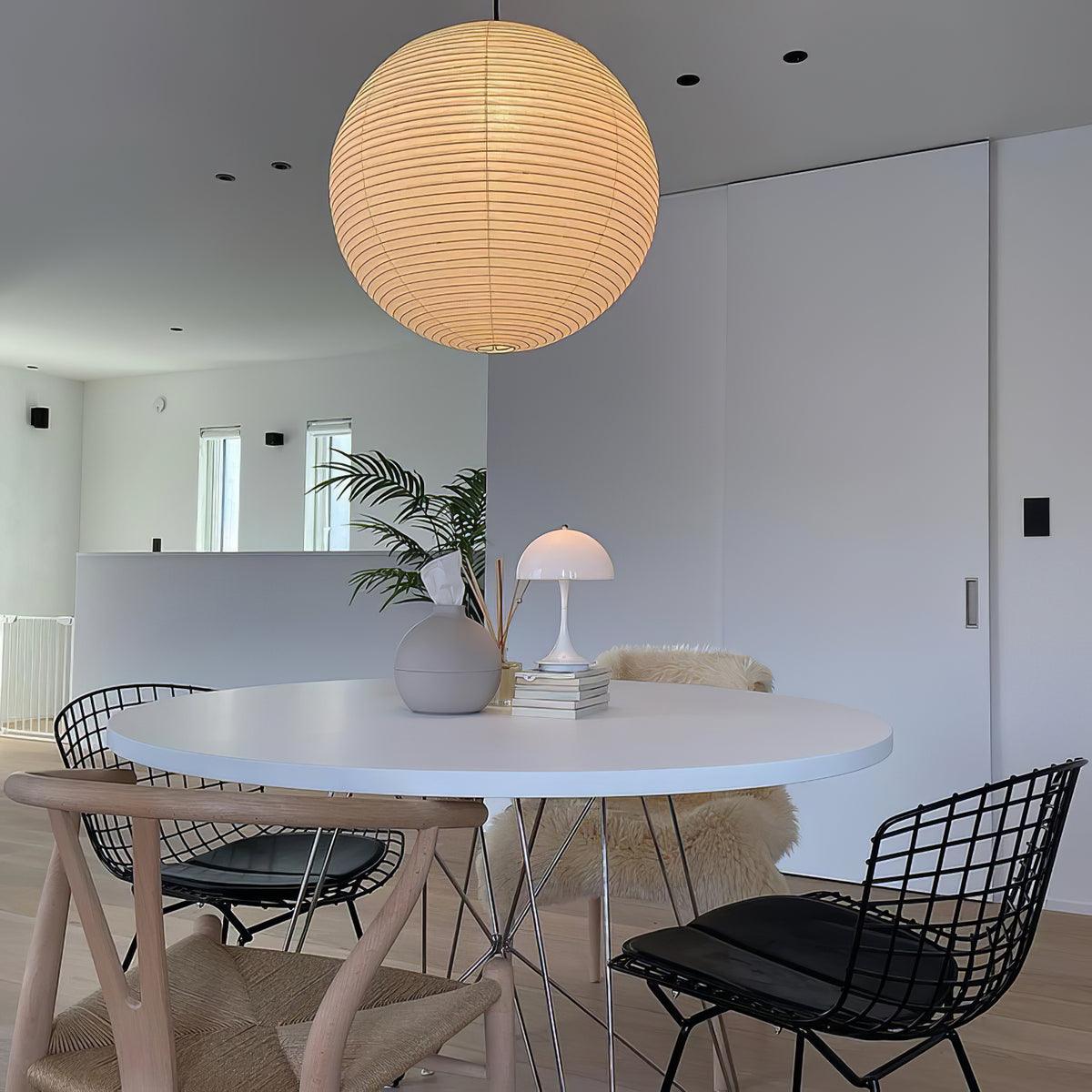 Washi Paper Round Series Pendant Lamp - Cueteks