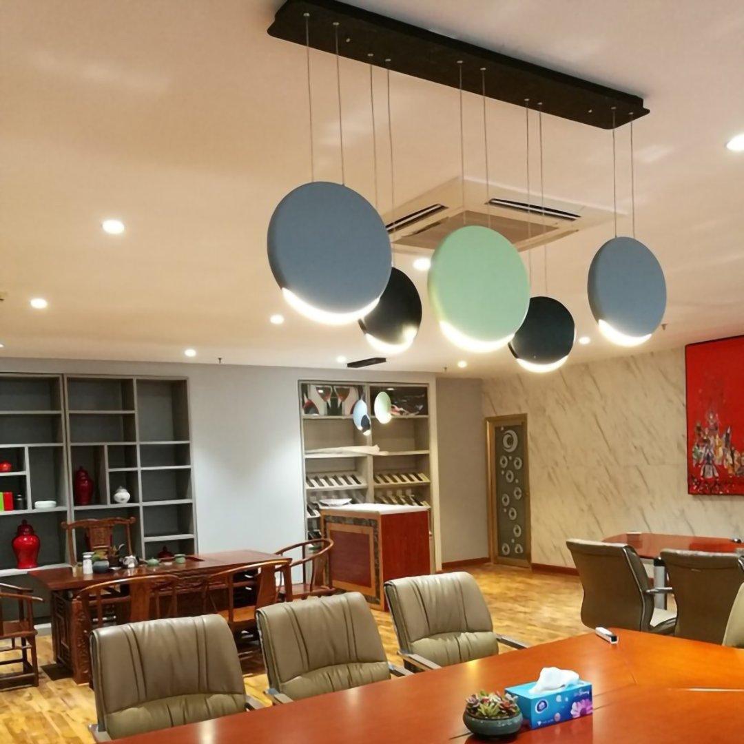 Cosmos disc LED pendant light