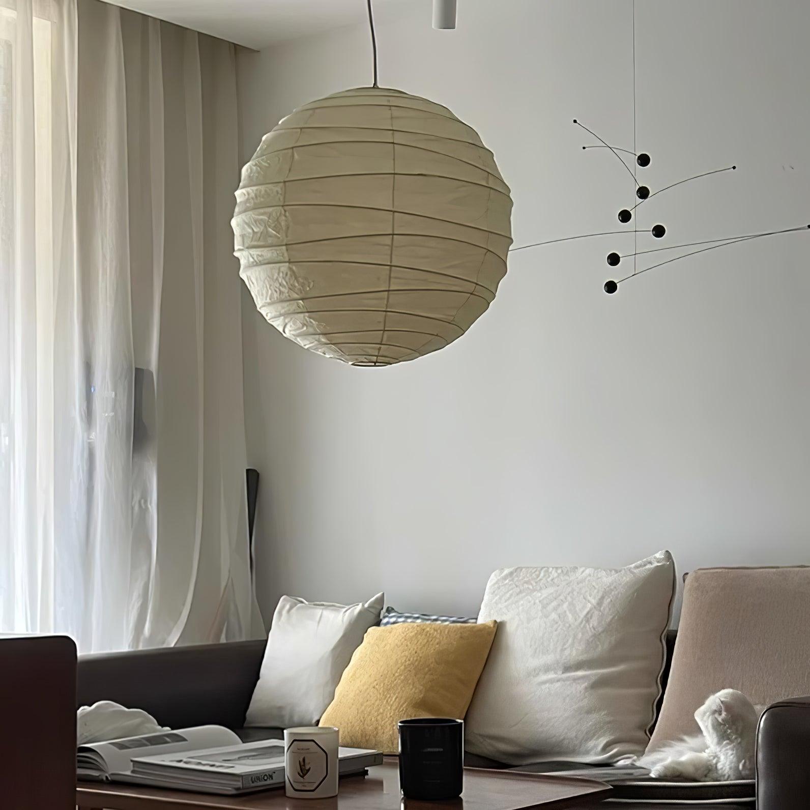 Washi Paper Pendant Lamp - Cueteks