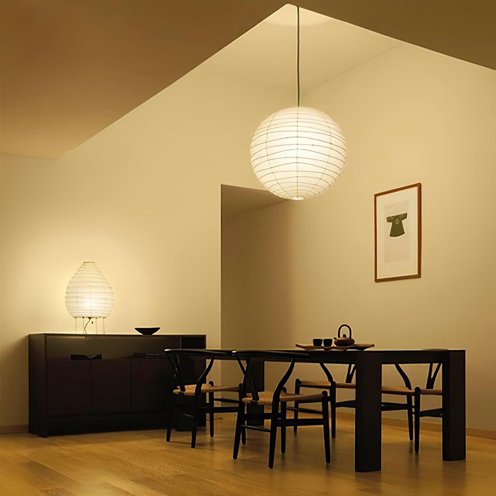 Washi Paper Pendant Lamp - Cueteks