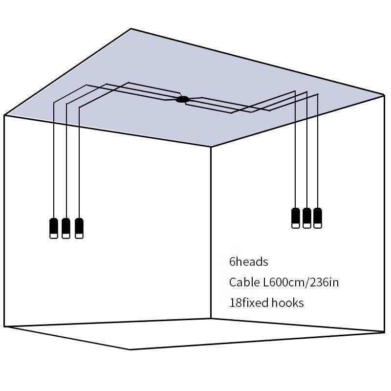 Line Form Pendant light - Cueteks