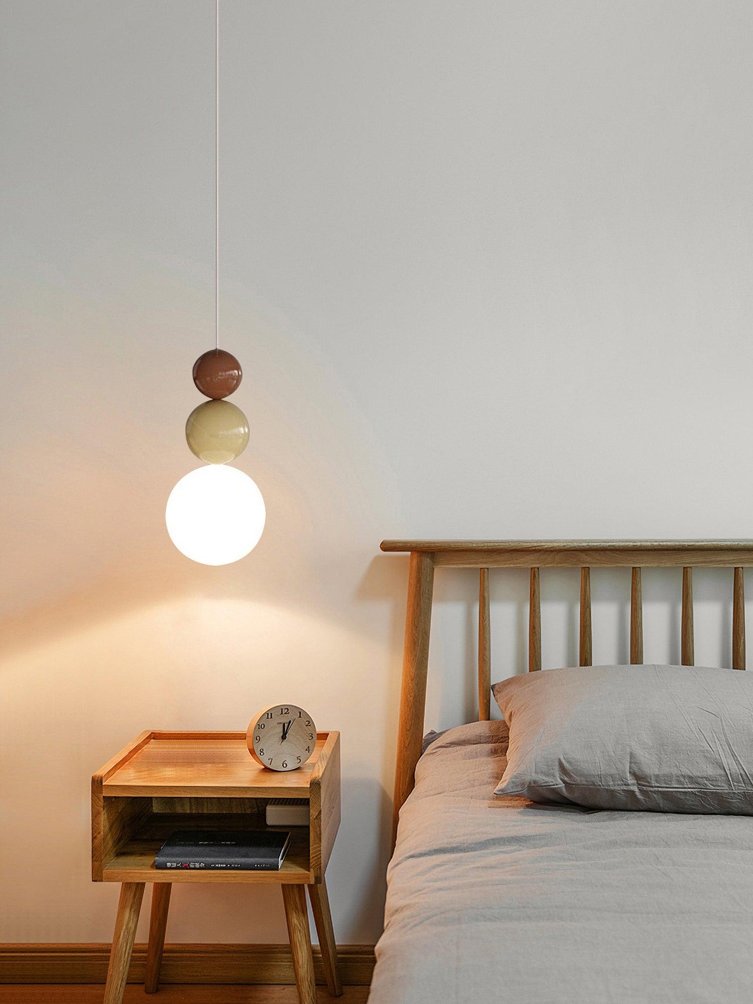 Acrylic Three Ball Pendant Lamp - Cueteks