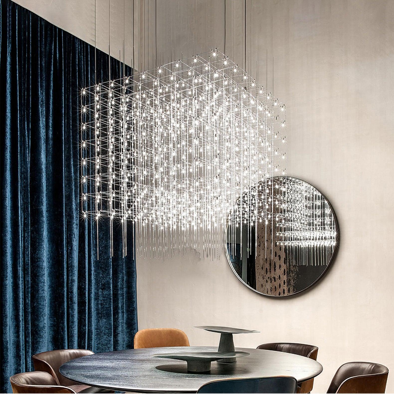 Cosmic Cube Led Pendant Light - Cueteks