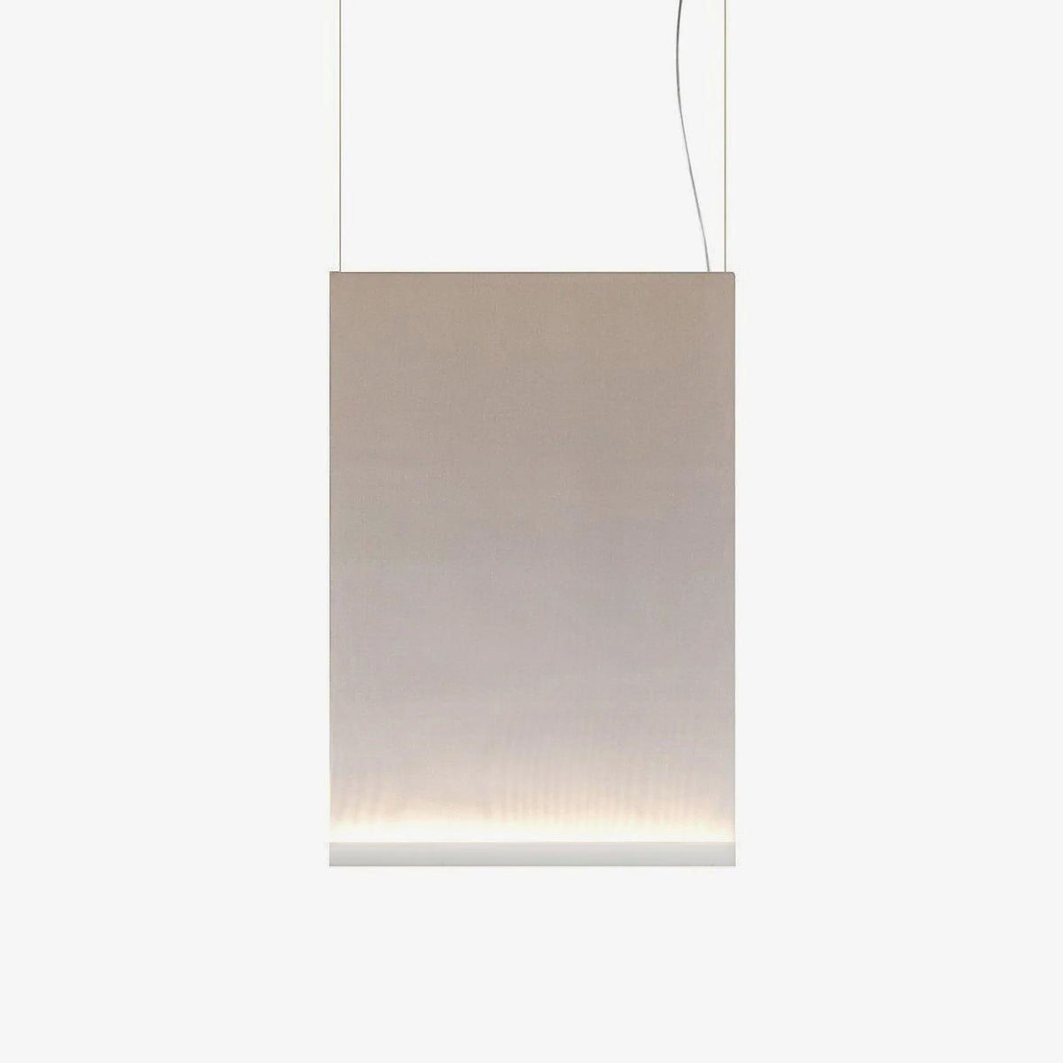 40 × 90 cm vertical fabric light panel with white bottom rail