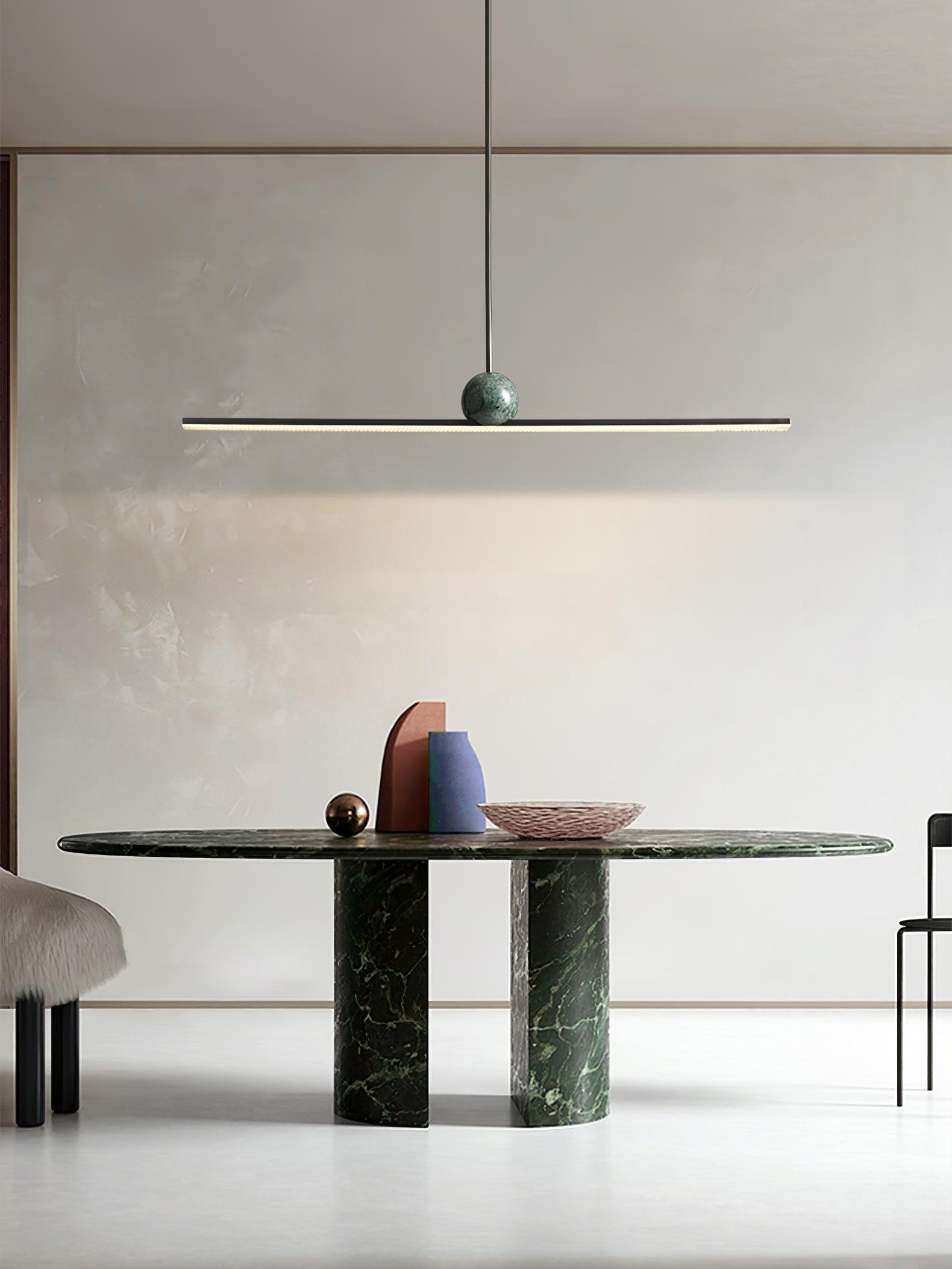 Marble Linear Pendant Lamp - Cueteks