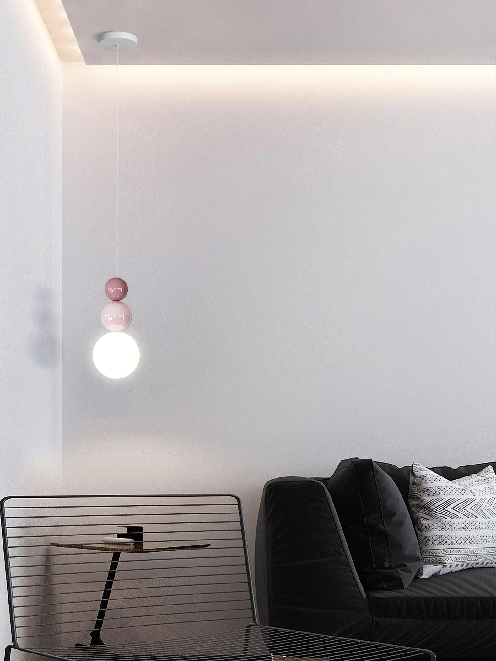 Acrylic Three Ball Pendant Lamp - Cueteks