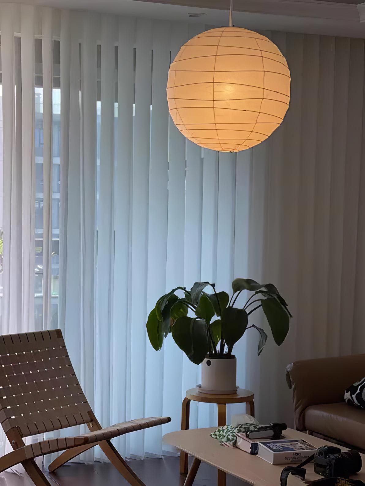 Washi Paper Pendant Lamp - Cueteks