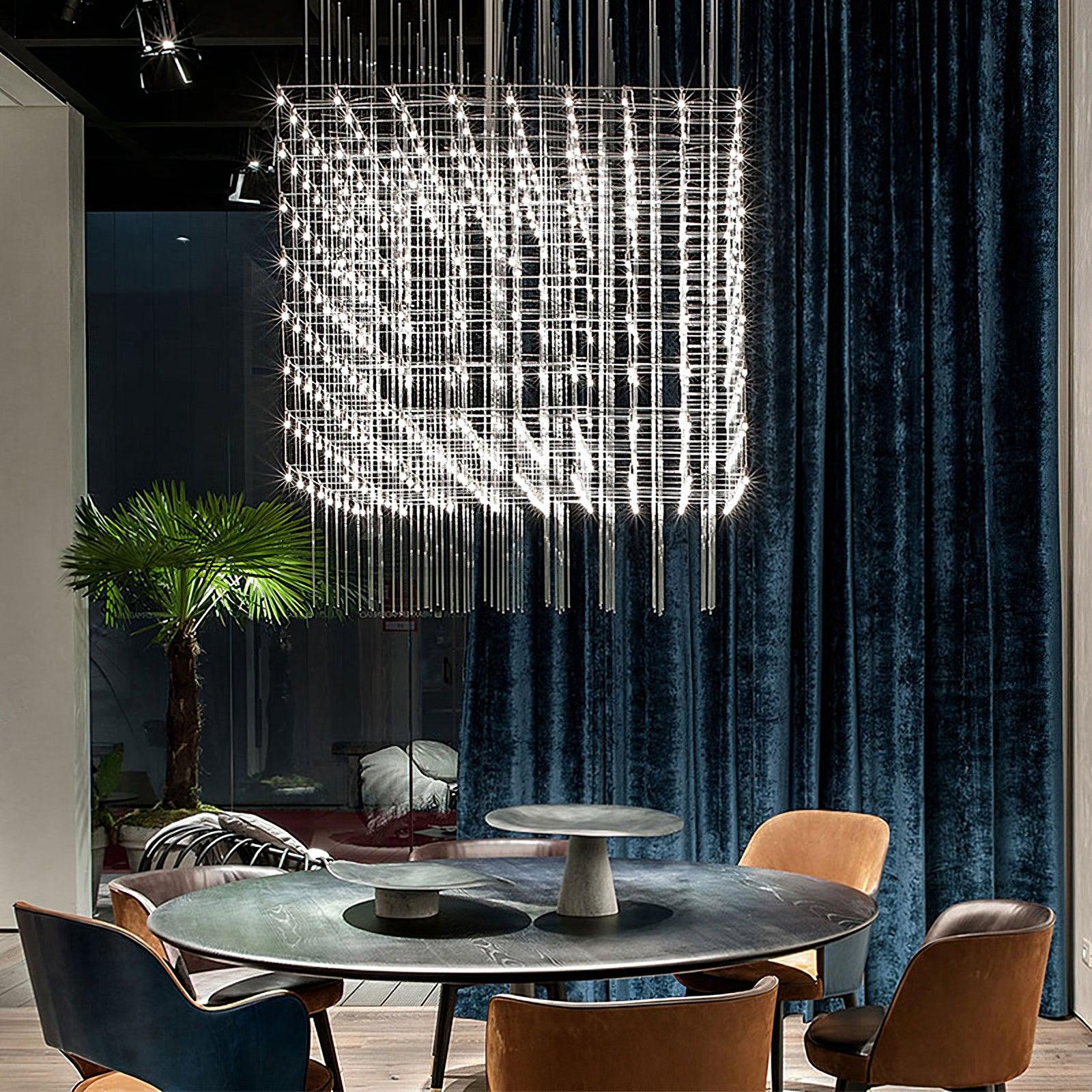 Cosmic Cube Led Pendant Light - Cueteks