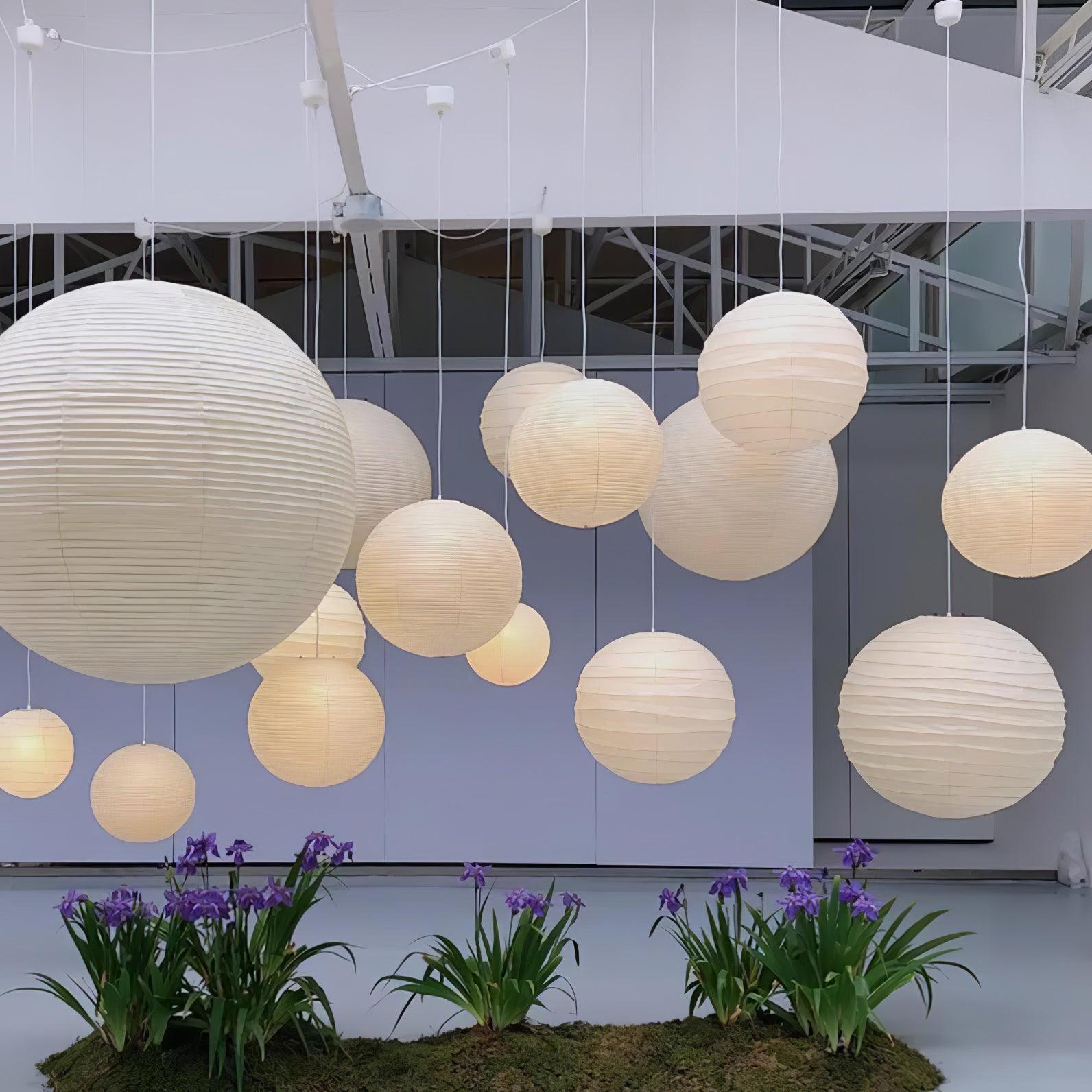 Washi Paper Pendant Lamp - Cueteks