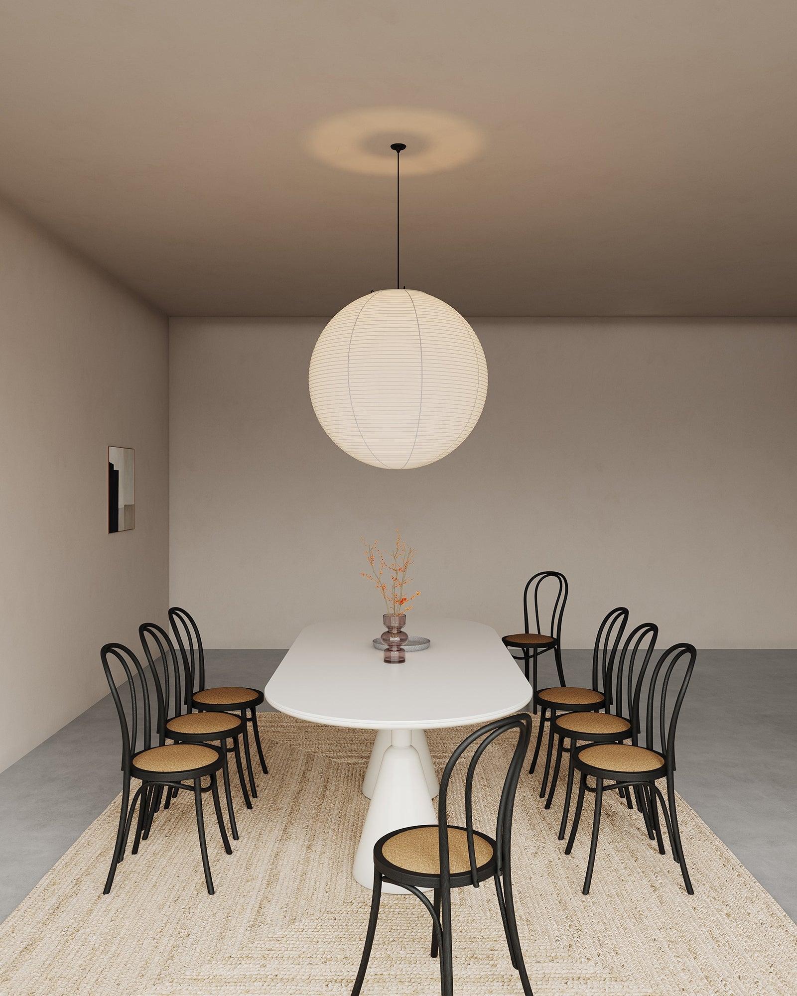 Washi Paper Round Series Pendant Lamp - Cueteks