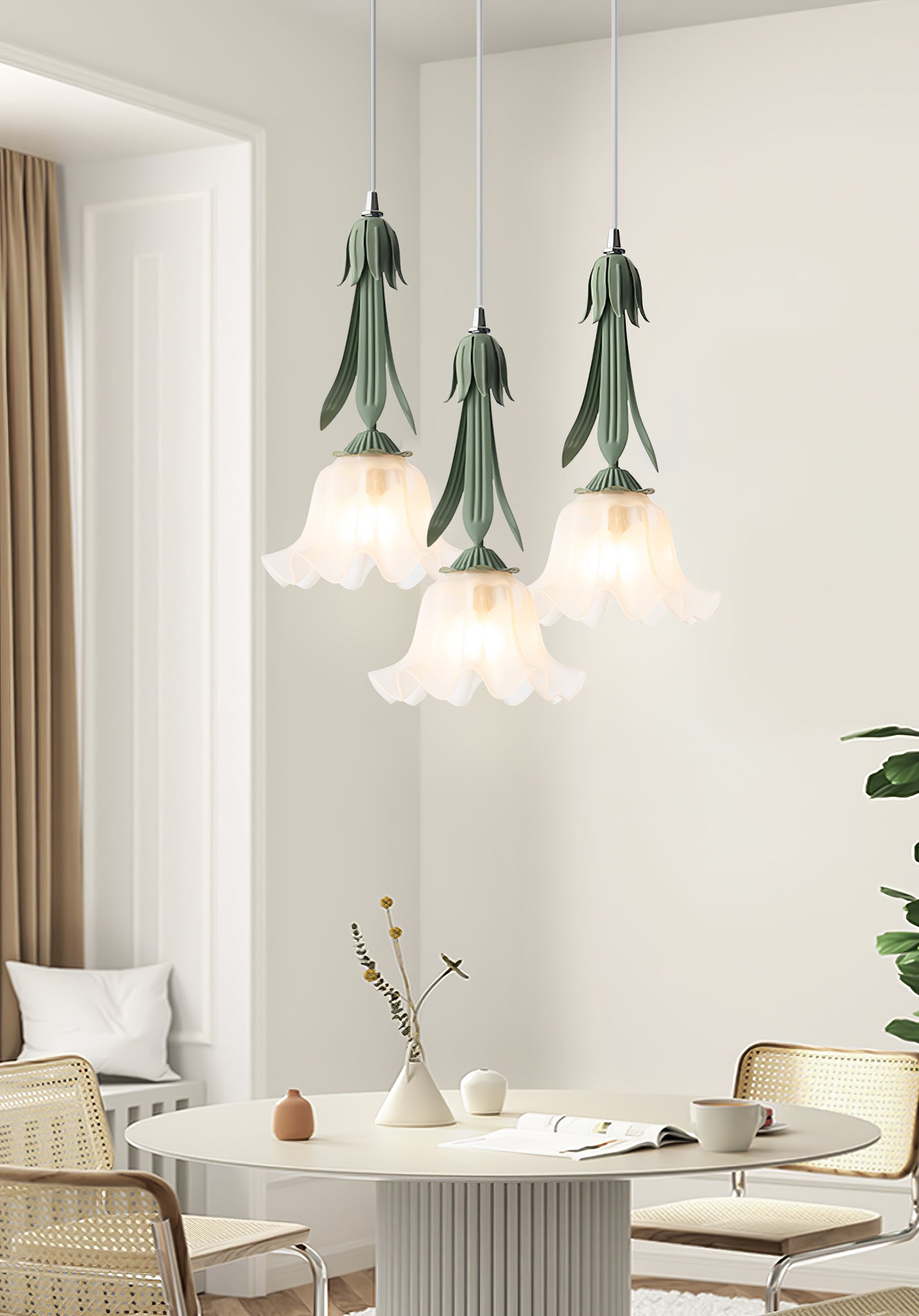 Lily of the Valley Pendant Light - Cueteks