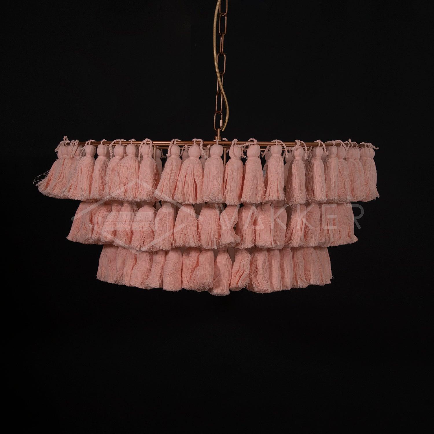 Fela Tassel Chandelier - Cueteks