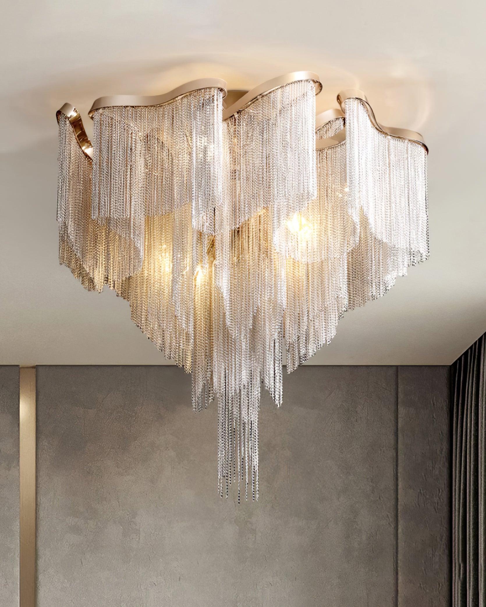 Modern Tassel Ceiling Lamp - Cueteks