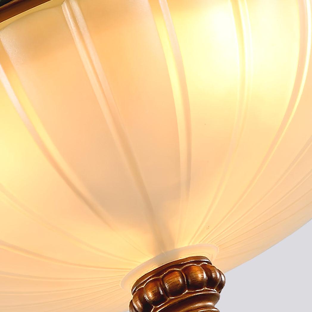 Retro Floral Resin Recessed Ceiling Light - Cueteks
