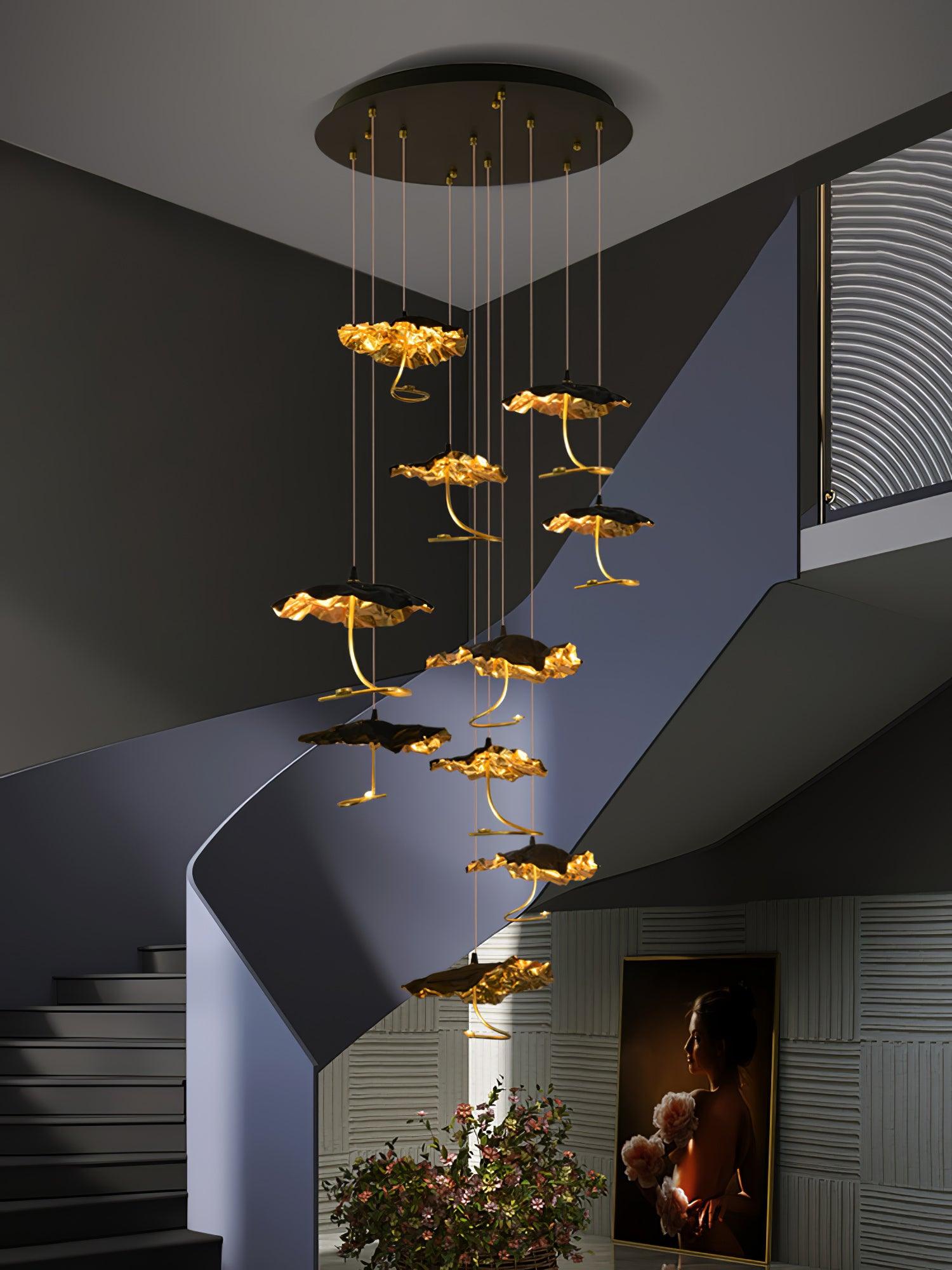 Brass Aviary Constellation Chandelier - Cueteks