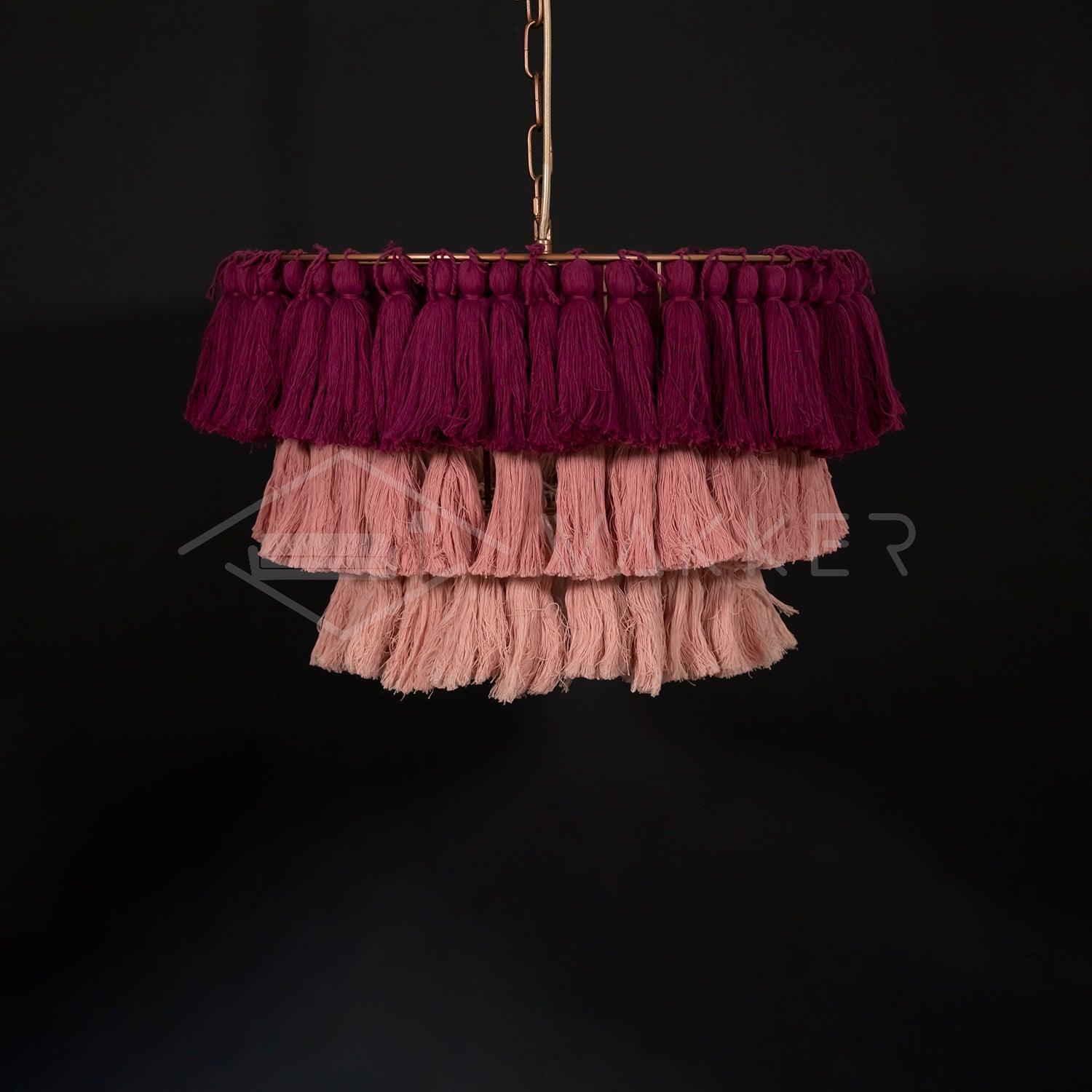 Fela Tassel Chandelier - Cueteks