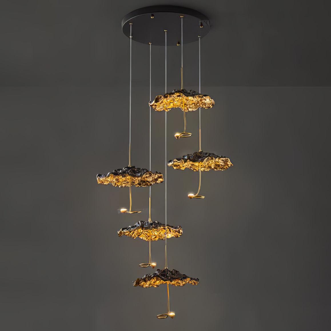 Brass Aviary Constellation Chandelier - Cueteks