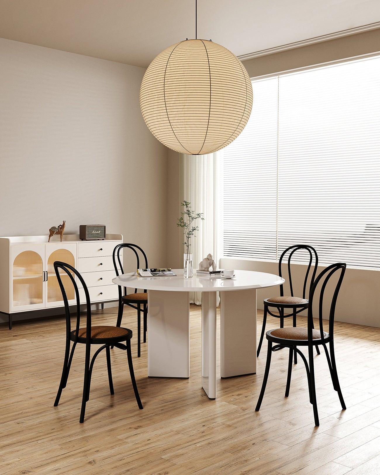 Washi Paper Round Series Pendant Lamp - Cueteks