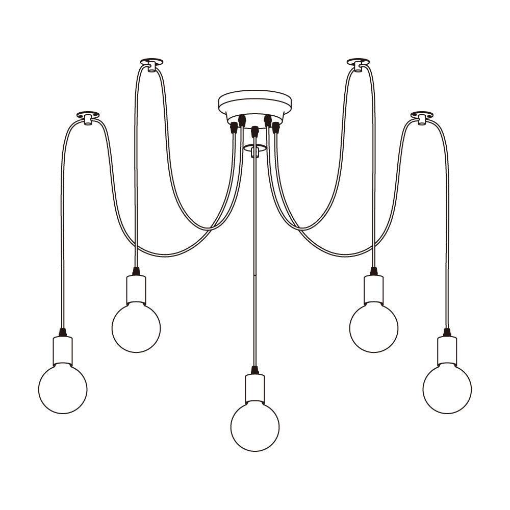 Spider Ceiling Chandelier - Cueteks