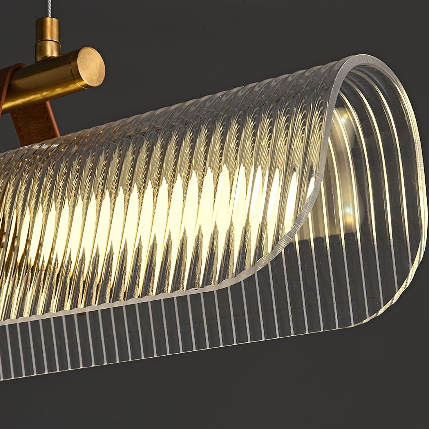 Acrylic Linear Chandelier - Cueteks