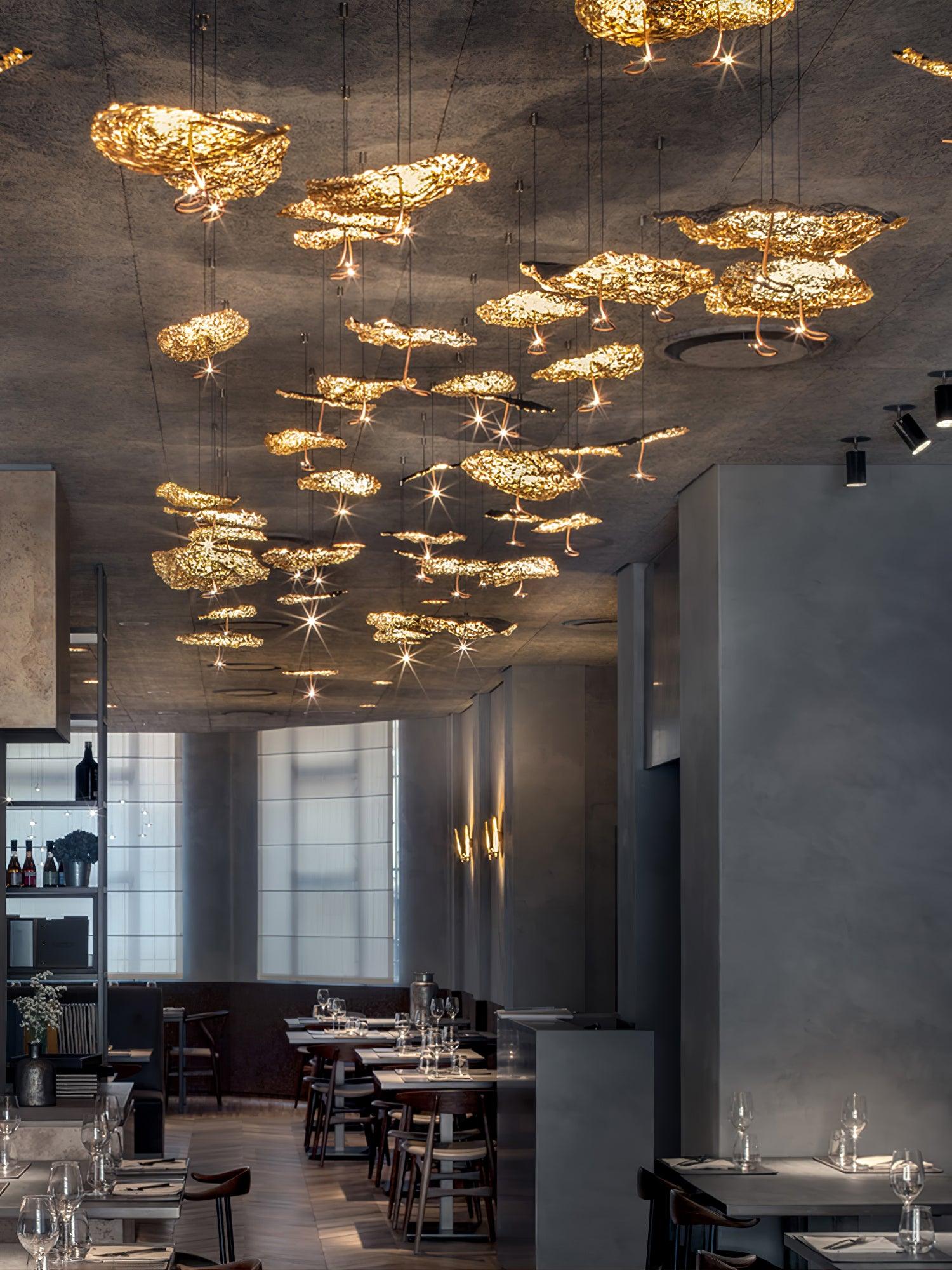 Brass Aviary Constellation Chandelier - Cueteks