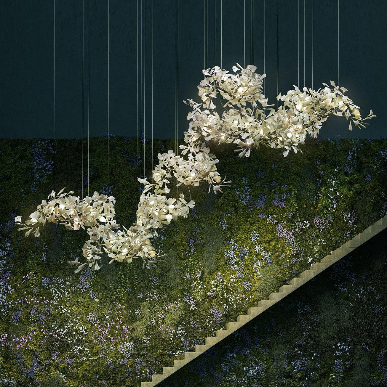 Gingko Chandelier C - Cueteks