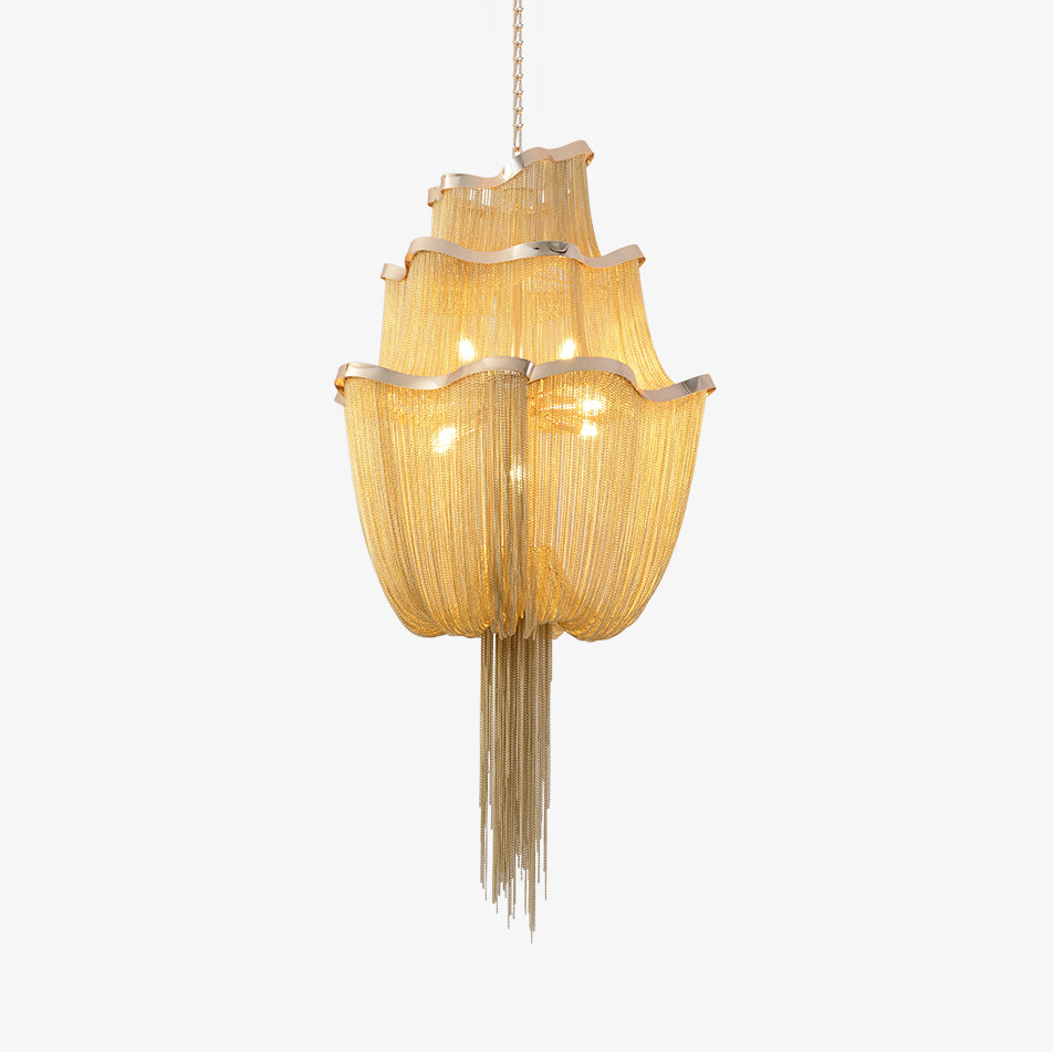 Chains Shimmering Chandelier - Cueteks