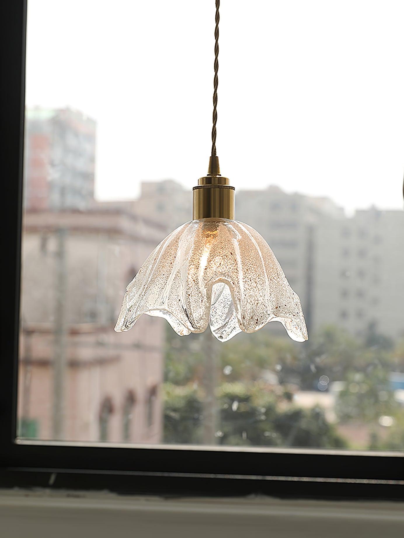 Lotus Crystal Small Pendant Light - Cueteks
