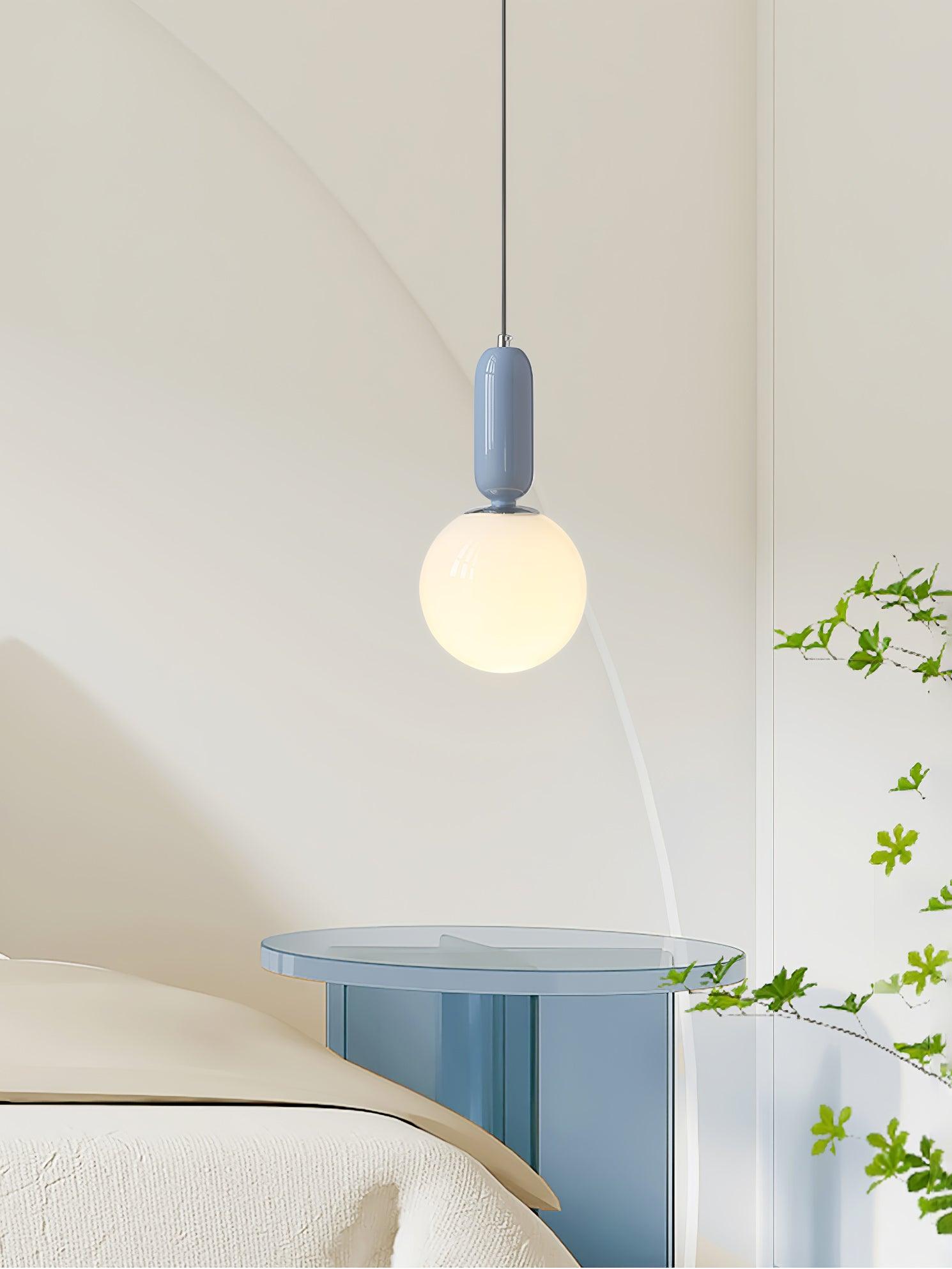 Glass Globe Ball Pendant Light - Cueteks