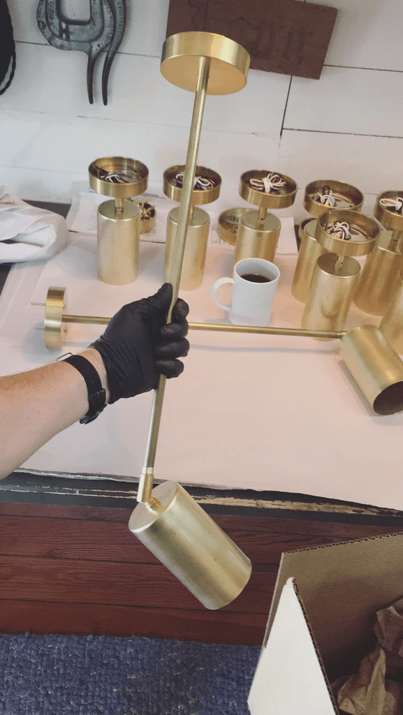 Cylinder Brass Series Ceiling Lamp - Cueteks