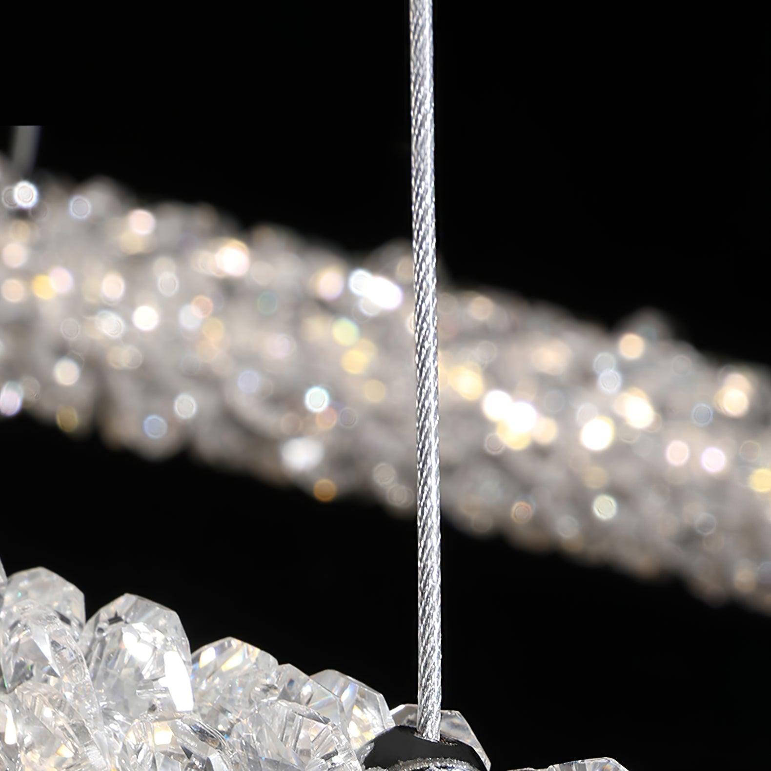 Ring Crystal Chandeliers - Cueteks