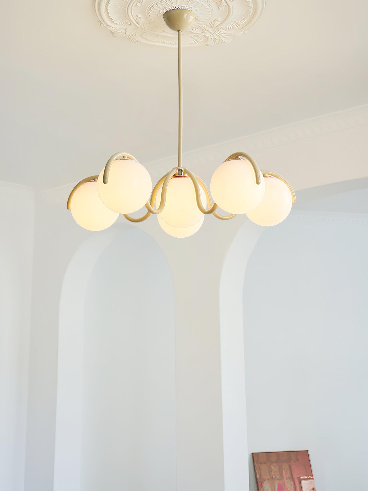 Reedway Curve Linear Chandelier - Cueteks