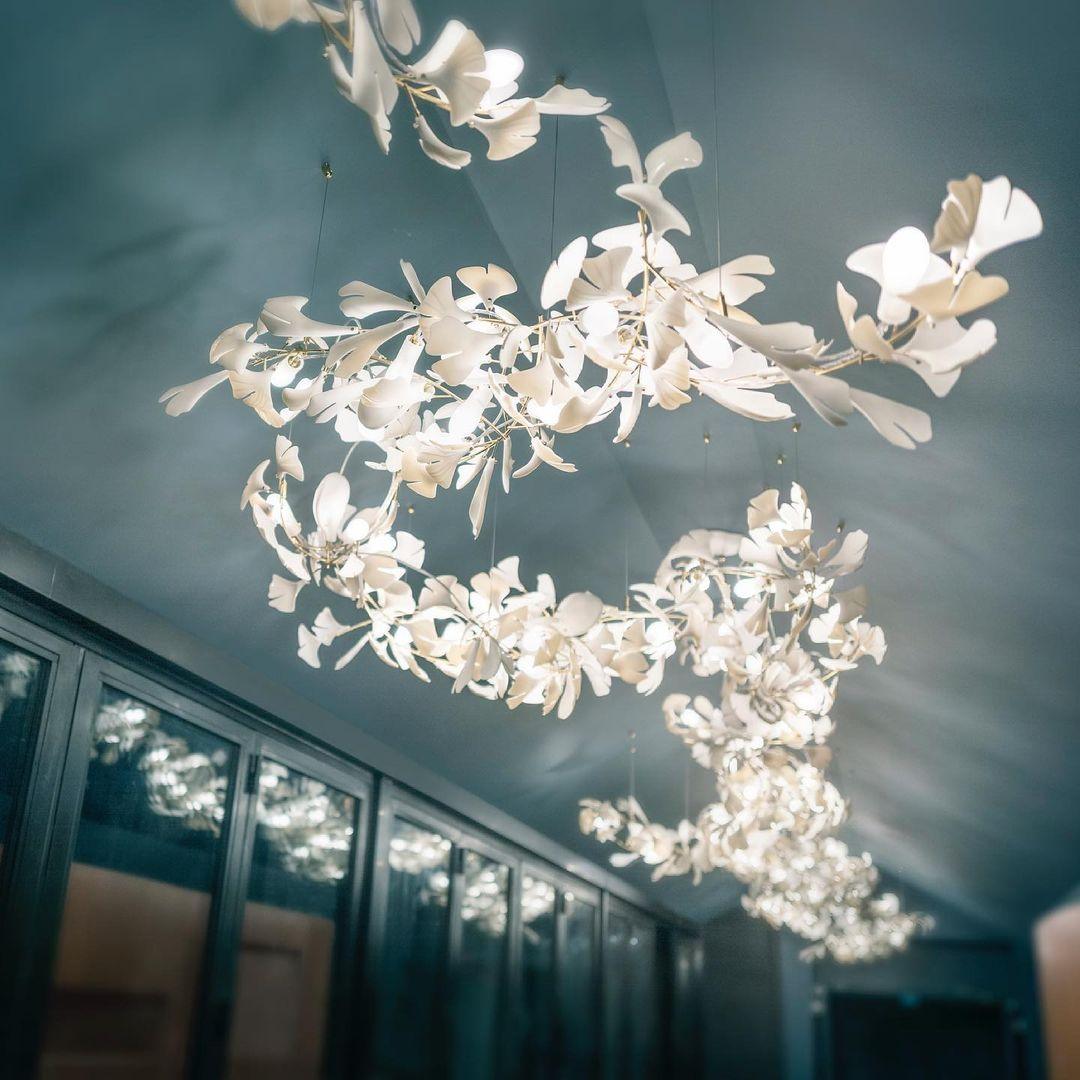 Gingko Chandelier C - Cueteks