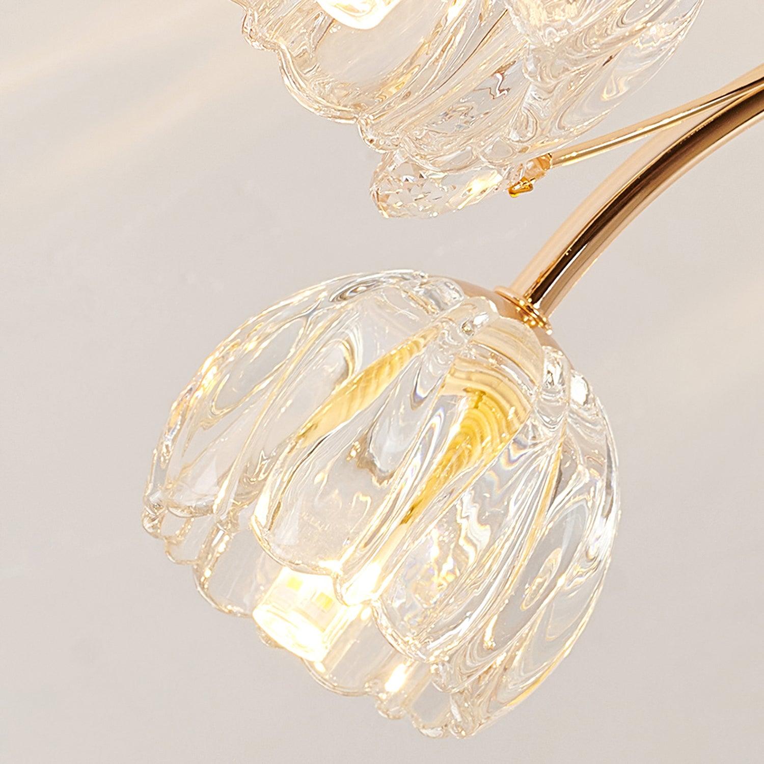 Crystal Flower Ceiling Light - Cueteks