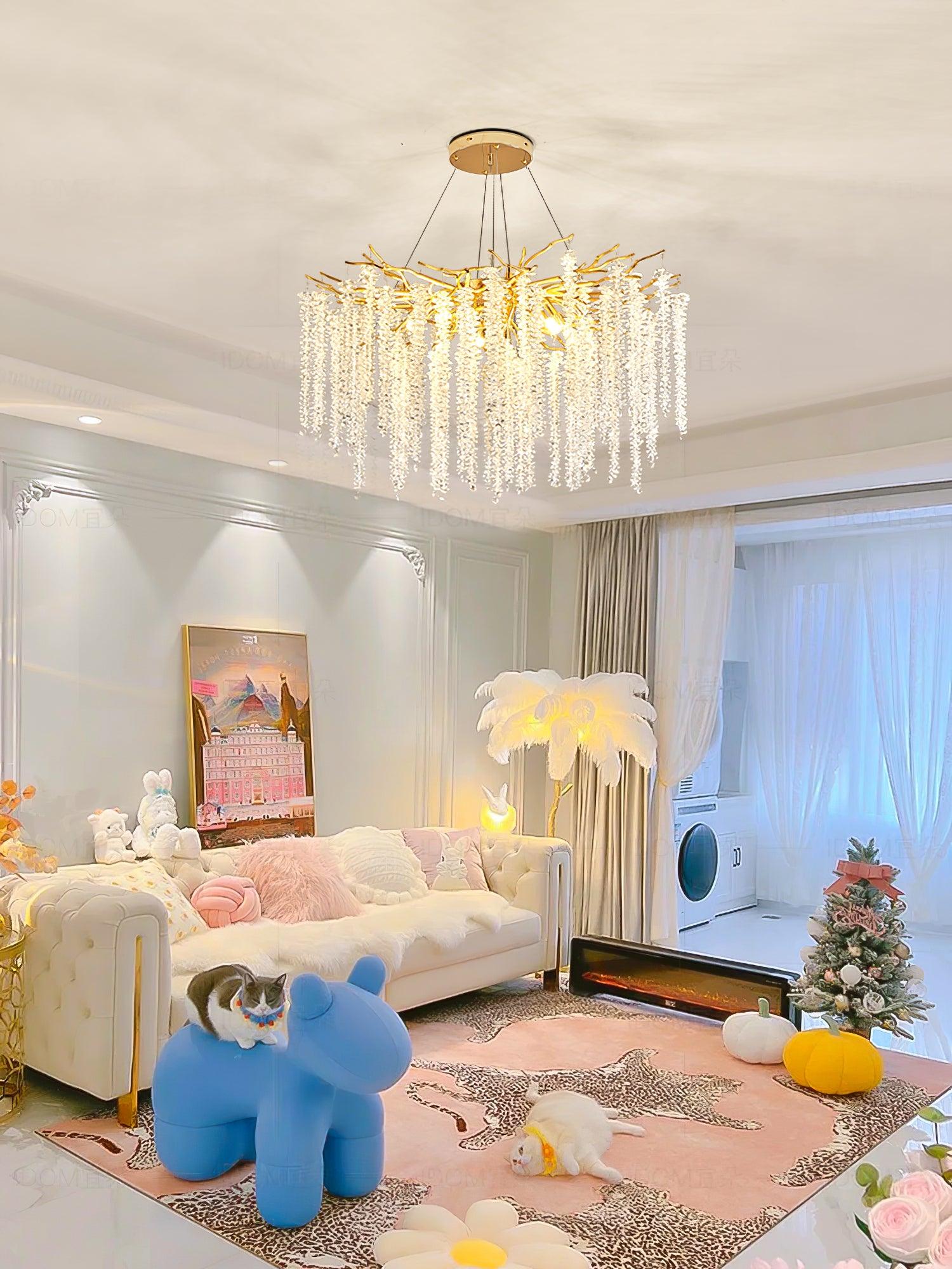 Albero Crystal Chandelier - Cueteks