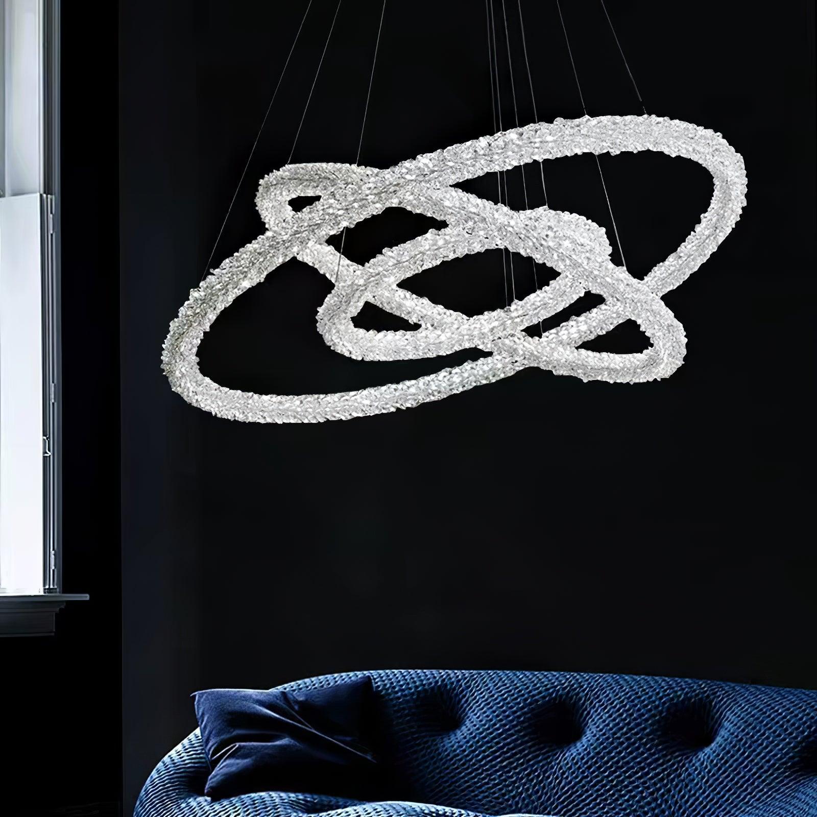Ring Crystal Chandeliers - Cueteks