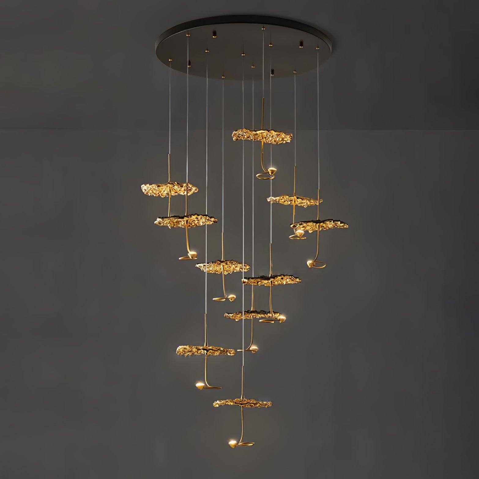 Brass Aviary Constellation Chandelier - Cueteks