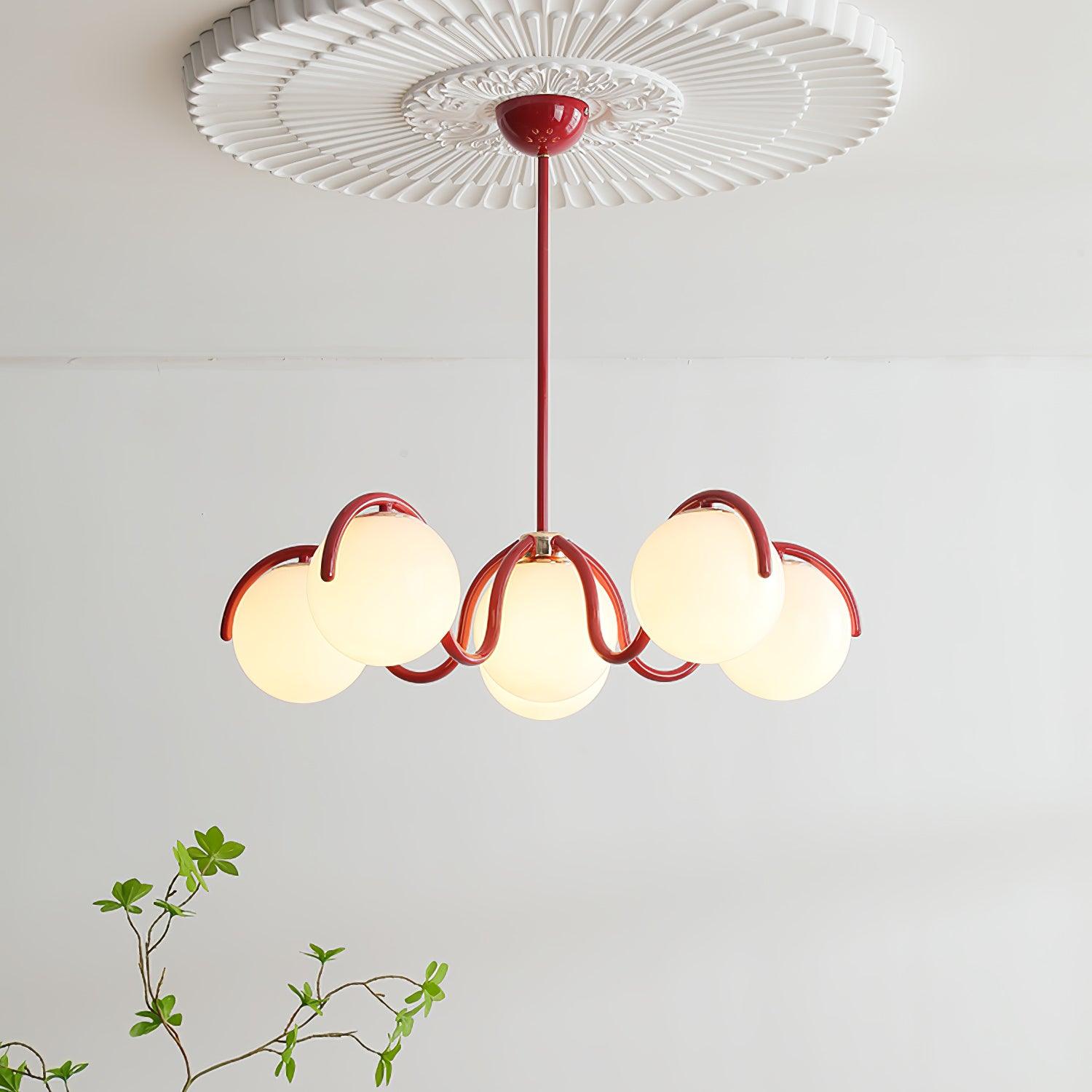 Reedway Curve Linear Chandelier - Cueteks