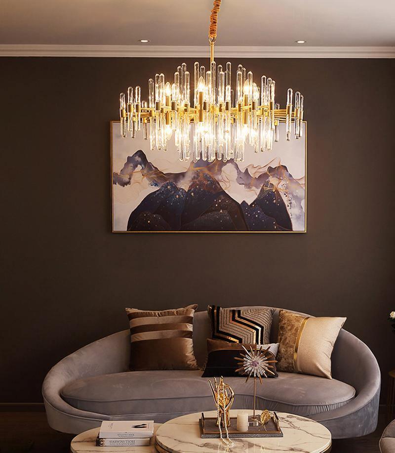 Vintage Antique Brass Chandelier - Cueteks
