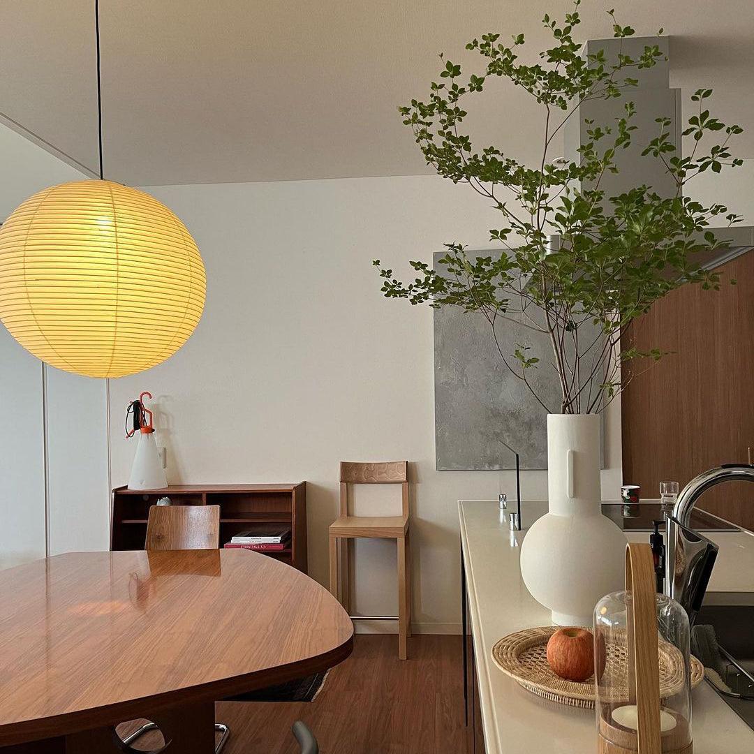 Washi Paper Round Series Pendant Lamp - Cueteks