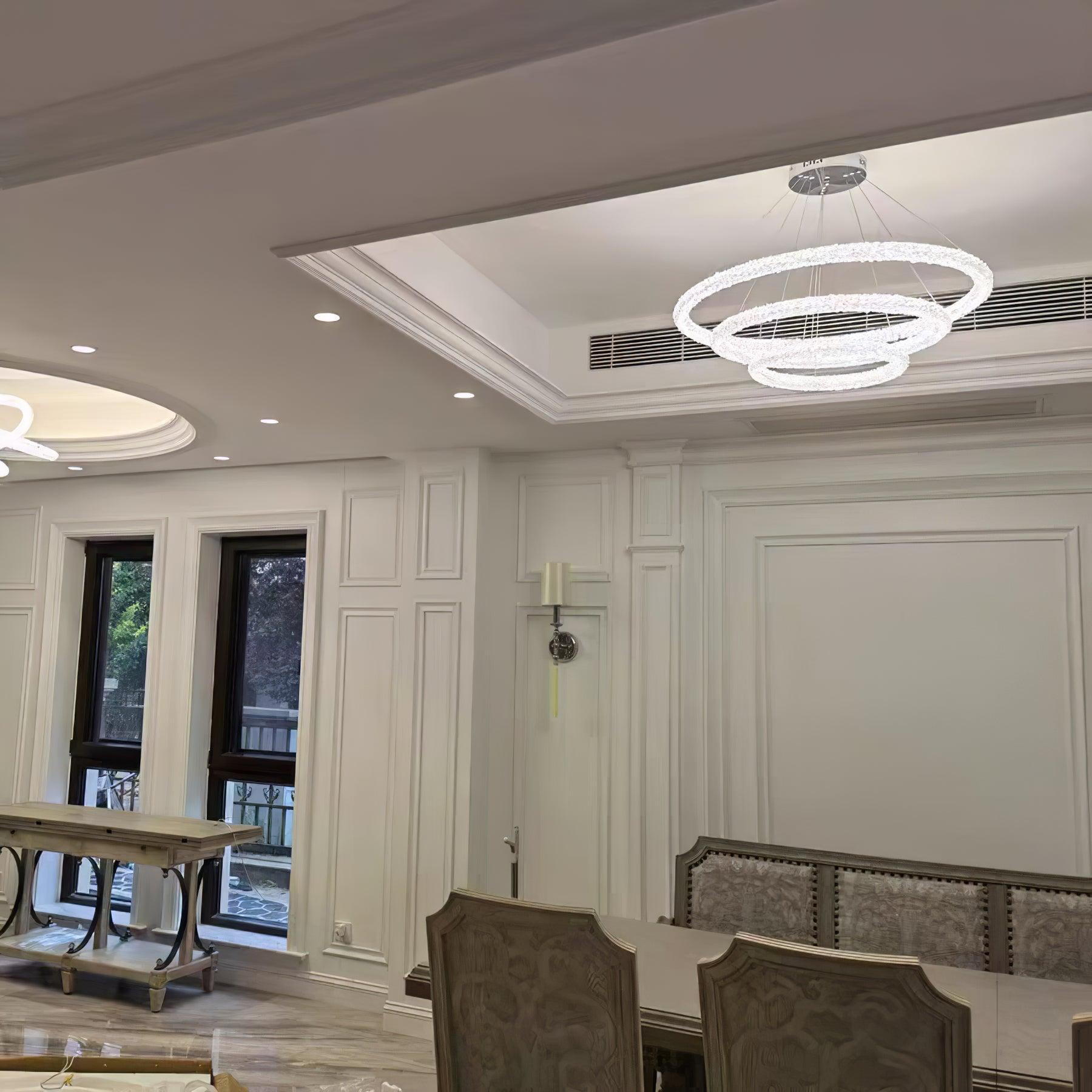Ring Crystal Chandeliers - Cueteks