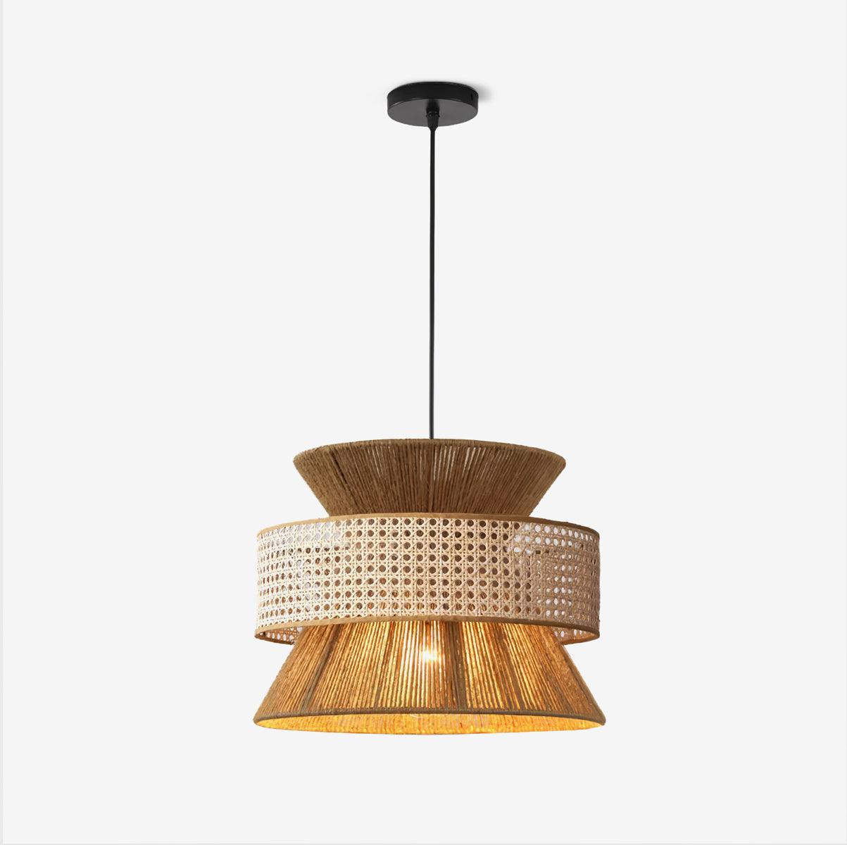 Rattan Bamboo Pendant Lamp - Cueteks