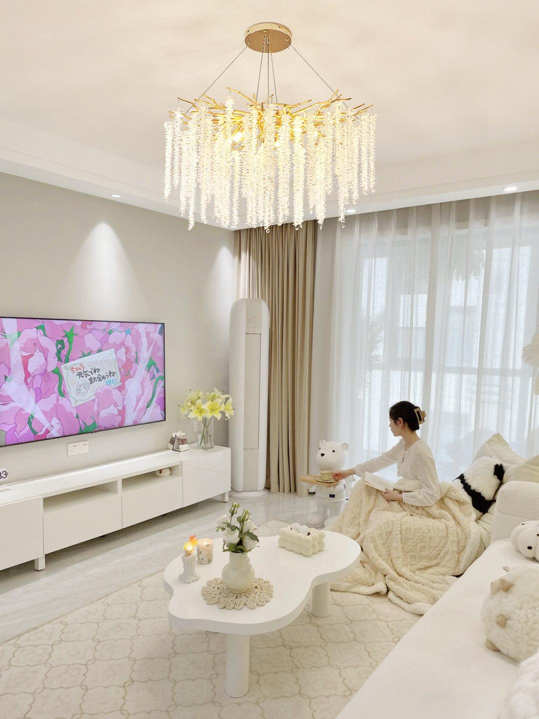 Albero Crystal Chandelier - Cueteks