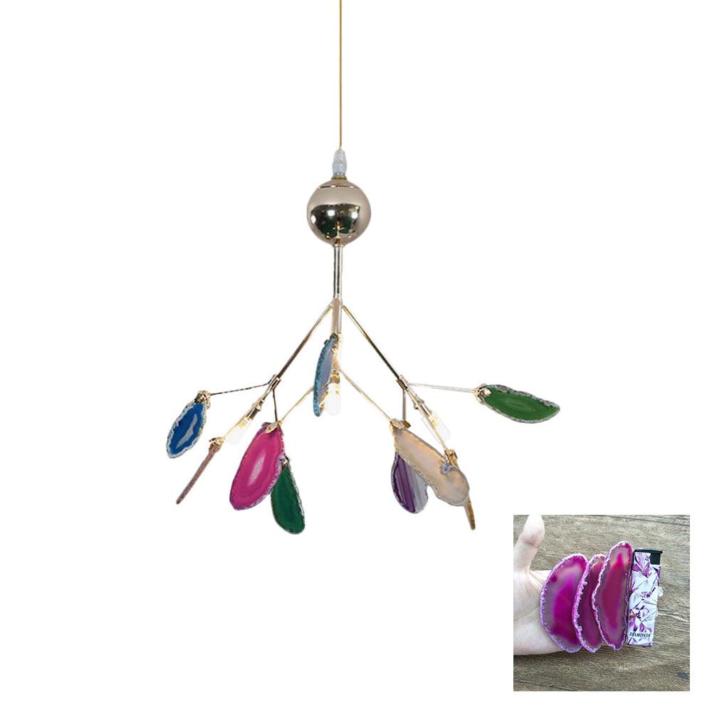 Agate Flake Chandelier - Cueteks